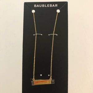 BAUBLEBAR “S” Gold Bar Necklace *NEW*